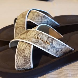 coach janine sandals